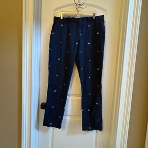 Vintage Original Penguin Mungsingwear Pants 34x32  Embroider Print Preppy Golf